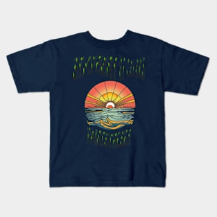 symphony of color painting the sky Kids T-Shirt